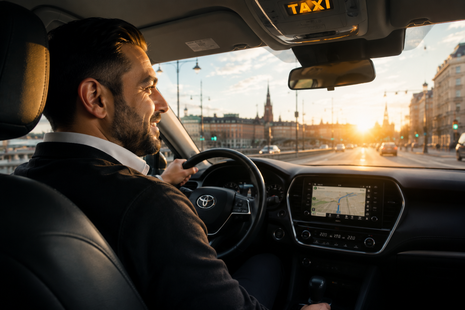 Taxiförarlegitimation (taxikörkort, taxikort, taxileg, taxilegitimation) kurs